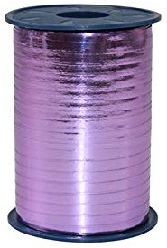 PARTY DISCOUNT® Kräuselband Metallic, Flieder, B: 5mm L: 400m