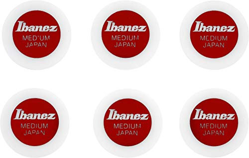 IBANEZ Round Pick 0,8mm - 6 Stück weiß (PPA1M-WH)