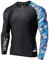 LAFROI Men's Long Sleeve UPF 50+ Baselayer Skins Performance Fit Compression Rash Guard-CLYYB Asym Fantasy Size MD