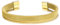 Philip Jones Men's Gold Plated Stainless Steel Mesh Cuff Bracelet