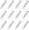 POFET 12 Stück No Bend Haarspangen Make-up No Crease Haarspangen Pin Curl Clips für Frisur Pony Wellen Styling oder Make-up Anwendung Weiß