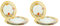 THUN-Set 6 Piatti Country con Bordo Floreale