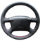 MEWANT Lenkradbezug für Passat B5 Golf 4 für Sharan für Bora T4 T5 für Seat Alhambra DIY Hand Nähen Auto Lenkradbezüge aus Mikrofaser Leder & Echtleder Lenkradhülle