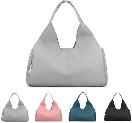 SIVENKE Sporttasche für Damen und Herren mit Schuhfach & Nassfach Weekender Reisetasche Freizeit Handtasche faltbar Gym Tasche Shopping-Bag