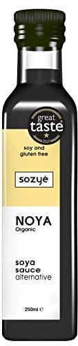 NOYA Sauce - soy free soy sauce organic certified gluten free and plant based brewed in the UK – Glass 250ml Pack of 1