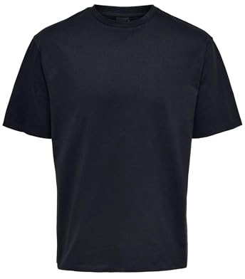 ONLY & SONS Men's ONSFRED RLX SS Tee NOOS T-Shirt, Dark Navy, XXL