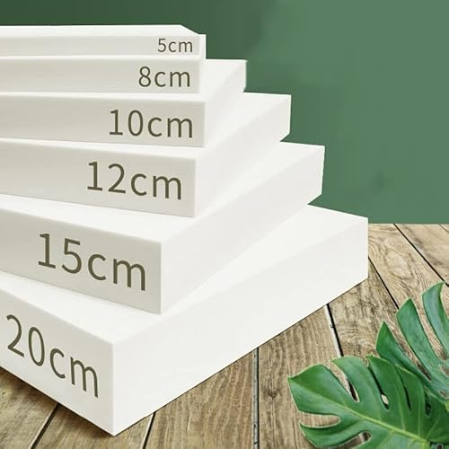 Premium High Density Foam for Seat Cushion,Sofa Upholstery Foam Padding Replacement,Chair Pad Bench Armchair Couch Seat Pads,Floor Mattress