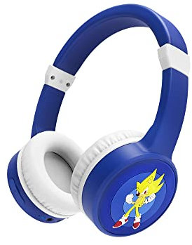 Energy Sistem LOL&Roll Super Sonic Kids Bluetooth Headphones (Auriculares Inalambricos Infantiles Music Share, Tecnología Bluetooth 5.1, 85 dB Volume Limit, Mic) - Azul