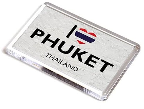 FRIDGE MAGNET - I Love Phuket, Thailand
