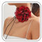 TseenYi Collana Girocollo In Velluto A Fiori Rosa Vintage Collana Girocollo A Rose Rosse Grande Collana In Velluto A Fiori Rossi Goth Collana In Pelle Scamosciata Lunga Collana Avvolgente Gioielli