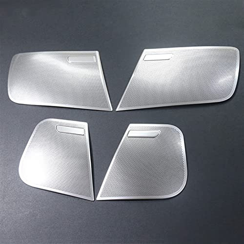WOHOOD Voiture Décorer Panneau De Porte De Voiture Haut-Parleur Haut-Parleur Revêtements D'habillage pour Audi A6 C6 2005 2006 2007 2008 2009 2010 2011