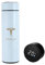 KRHINO Taza Termo para Tesla, Botella Termo Inteligente para Coche de Acero Inoxidable 304, Pantalla Táctil LED, Taza Aislante al Vacío de 500 Ml,-Blue
