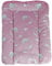 Baby'ness Wasserfest Wickelauflage - 50x70 cm - Hochwertig, Abwischbar, Leicht zu Reinigende - Erweitern Sie Ihren Wickelbereich mit Wickelunterlagen - Mond-Sternchen Rosa