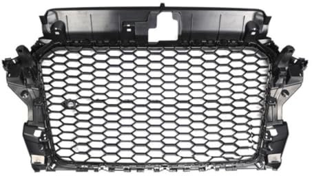 YUONME para Audi A3 Modified RS3 Sport 2013-2015,Coche Rejilla Frontal Radiador Coche Rejillas Frontales Radiador Rejilla Parachoques Coche Estilo Accesorios