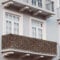 Mendler Balkonsichtschutz N77, Sichtschutz Windschutz Verkleidung für Balkon Terrasse Zaun - 500x150cm Ahorn braun