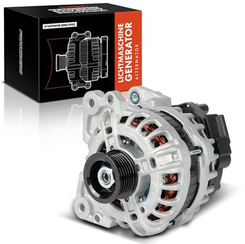 Frankberg Lichtmaschine Generator 110A 2-Polig Kompatibel mit Polo AE1 AW1 BZ1 1.0L Benzin 2017-2021 Citigo NF1 1.0L Benzin 2011-2019 Mii KE1 KF1 1.0L Benzin 2011-2019 Replace# 24119