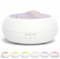 SALKING Aroma Diffuser, 250ml Ultraschall Öl Aromatherapie Diffusor für ätherische Öle, Raumbefeuchter Elektrisch Duftlampe, 7 Farbe Weiß Holzmaserung Diffusor für Zuhause Büro Oder Yoga