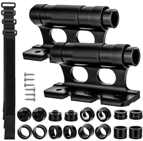 Fahrradhalterung Auto 2 Stück Fahrrad Dachträger,Fahrrad Vorderradgabel,Vielseitiger Fahrradblock Vorderradgabel Fester Clip,Gabelhalterung Fahrrad für 5/12/15x100mm 15x110mm