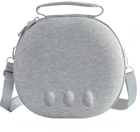 Teeaam Mini Meta Quest 3 Carring Case, Protective Case Hard Shell Box for Quest 3 Large Space Storage Bag, Shoulder Bag Portable Travel Case for Meta Quest 3 VR & Accessories (Gray)