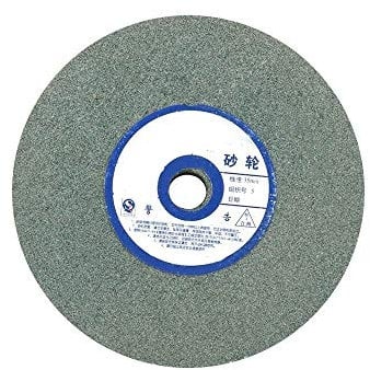 SZTVECFW Mola abrasiva, 1 Pezzo 125 mm x 12,7 x 16 mm, Disco abrasivo in Ceramica, Disco Resistente, Disco for lucidatura di Metalli, for smerigliatrici da banco