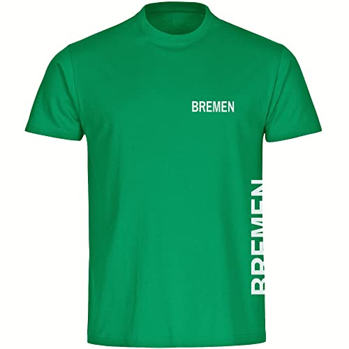 multifanshop Herren T-Shirt - Bremen - Brust & Seite