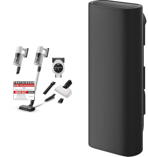 AEG Serie 6000 Akku-Staubsauger/Kabellos/Alle Böden/bis zu 99% Staubaufnahme/bis zu 50 min Laufzeit/Entnehmbarer 21,6V Akku AP61HB21SH + Ersatzakku