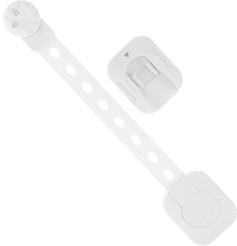 UPKOCH Schubladenschlösser Für Kindersicherheit Kühlschrankriegel Aus Langlebigem Material Mit Drehverschluss Einfach Anzubringen Mit Starkem Klebeband Für Schränke Türen Und Mehr