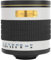Obiettivo Specchio Teleobiettivo Bianco con Messa a Fuoco Manuale 500 Mm F6.3 con Adattatore per Fotocamere con Attacco NEX, per la Fotografia Naturalistica e Sportiva, Design