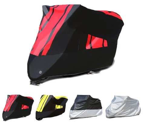 DCAJHSD Funda Moto para Yamaha R6,Resistente Engrosado Impermeable Cubierta Motocicleta Funda Protector Accesorios,C