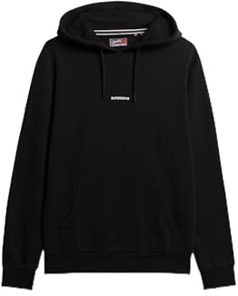 Superdry Sweat à capuche uni pour homme - Noir - L, Noir , L