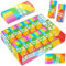 YOYEAH 30 Stück Radiergummi Kinder, 2B Regenbogen Radiergummis, sicheres und weiches Material, perfekt für Einschulung und als Mitgebsel Erasers for Kids Radiergummi Würfel für Kinder