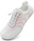 IceUnicorn Barfuss Schuhe Damen Fitnessschuhe Wasserschuhe Herren Strandschuhe Leichte Atmungsaktiv Sommer(Linie Rose,39EU)