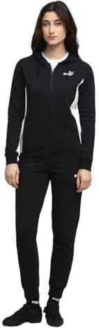 Puma Tuta da Donna con Cappuccio e Zip Nera Codice 690738-01