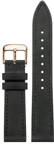 London Craftwork Lederarmband, kompatibel mit den Serien NOMOS Club, Orion, Tangente, Zürich und Ludwig in 18 mm, 19 mm, 20 mm, 21 mm, 22 mm, 24 mm