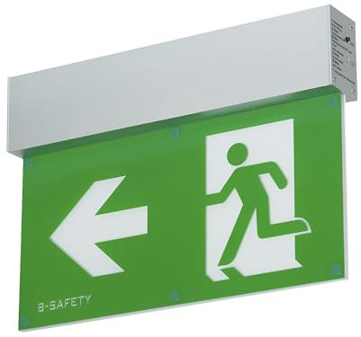 b-lite BR558030 LED-Notleuchte, Wandmontage