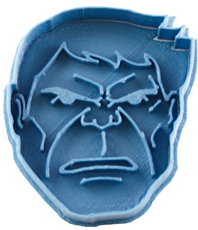 Cuticuter Superheroes Hulk Emporte-pièce en plastique Bleu 8 x 7 x 1,5 cm