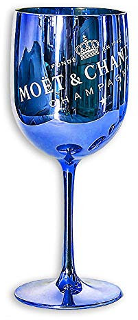 Moet et Chandon Verre à Champagne en Plastique (Bleu, 1)