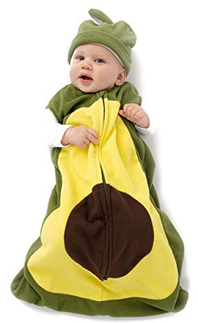Cuddle Club Schlafsack Baby und Neugeborene - Tragbare Decke - Baby Schlafsack aus Fleece - AvocadoWBL