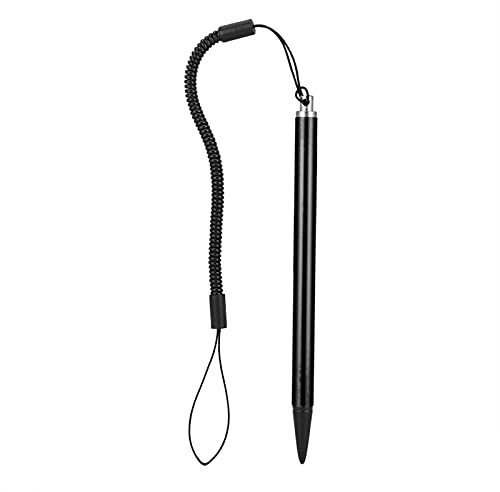 Stylet résistif écran Tactile Peinture Stylo écran Tactile Stylo Ressort Corde avec Tableau d'écriture pour Mp5 Mp4 résistance Tablette(Black)