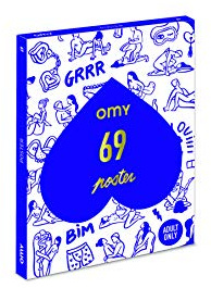 Poster zum Ausmalen 69, lustige Positionen, originelle Gadgets