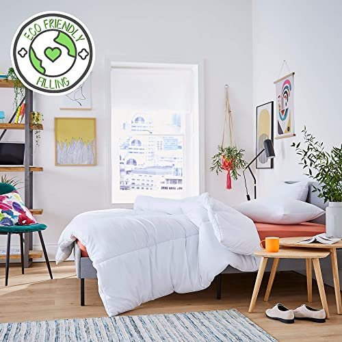 Snug Snuggle Up Bettdecke für Einzelbett, 13,5 Tog, Weiß