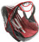 LTG PRO Quality Car Seat Rain Cover for Maxi-COSI Cabrio Fix Pebble Clear Plastic (Red)