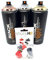 Montana Black - Juego de botes de spray (3 x 400 ml, color dorado y plateado y cromo