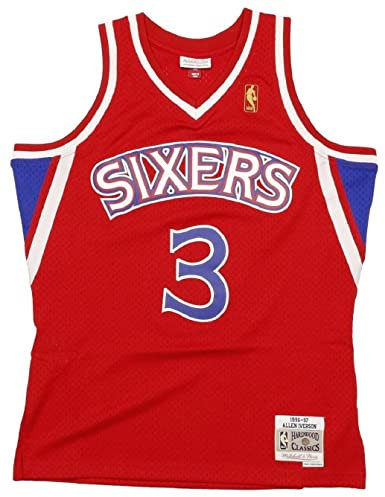 Mitchell & Ness Allen Iverson #3 Philadelphia 76ers NBA Kids Swingman Road Jersey - L