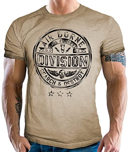 Gasoline Bandit Army T-Shirt Design: Airborne Division