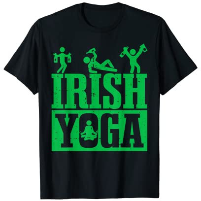 Irischer Yoga St. Patricks Day T-Shirt