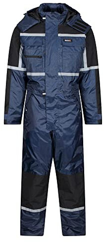 Regatta Mens Waterproof Overalls (40R) (Navy)