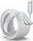 Amavasion Link Cable 20FT Compatible with Oculus/Meta Quest 2/3/3S Accessories and PC/Steam VR,High Speed PC Data Transfer USB 3.0 to USB C Cable for VR Headset and Gaming PC(White 20FT)