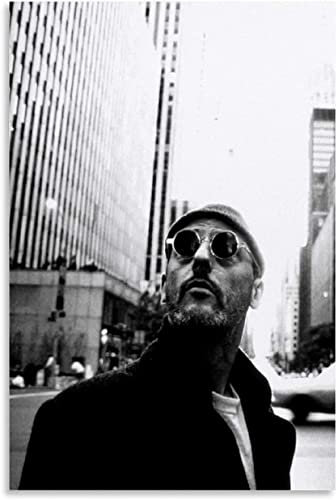 LBMED Leinwand Druck Poster Léon (der Profi) Leon für Bürodekoration Wandkunst Kunstwerk Malerei Kunstdrucke Bild 15.7x23.6(40x60cm) Kein Rahmen