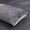 Winter Kissenbezug 40x80 2er Flanell Grau Uni Set Plüsch Fleece Flauschig Microfaser Kissenbezüge Set Uni Kissenhülle im Umschlagstil 2 Stück